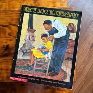 Vintage 1994 Scholastic Uncle Jed's Barbershop Paperback Book